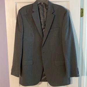 Grey striped Chaps suit separate. Size 42L